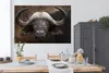 MuchoWow® Poster Porträt eines Büffels 180x120 cm - Produktbild-Vorschau 3