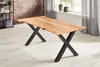 Esstisch 180x90 cm Burgos, Akazienholz massiv + naturfarben Produktbild-Vorschau 2