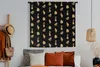 MuchoWow® Wandteppich Wandbehang Blätter - Gold - Muster Produktbild-Vorschau 4