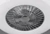 LED Ventilateur de plafond VISBY Chrome/Blanc Ø59cm - Voir les images du produit 12