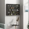 vitrine murale Vicco Showla Noir avec 4 étagères, Model Voir les images du produit 3