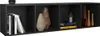 vidaXL Bibliothèque/armoire TV noire 36x30x143 cm Bois Voir les images du produit 5