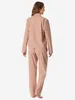 Schiesser dames pyjama, lange model, maat 40, terracotta Productafbeelding-voorbeeld 15