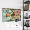 Magnettafel 90x60cm Pinnwand Whiteboard beschreibbar - Produktbild-Vorschau 4