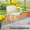 Chaise de jardin Outsunny Set de 4 chaises de jardin en Voir les images du produit 7