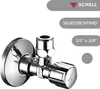 Schell Eckregulierventil COMFORT chrom, mit ASAG 1/2" x Produktbild-Vorschau 5
