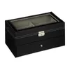 relaxdays 10027258_46 relaxdays Brillenbox schwarz 33,5 x Anteprima dell’immagine prodotto 10
