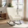 tectake® Schaukelstuhl  Swing 70 x 93 x 100 cm, Produktbild-Vorschau 8