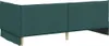 vidaXL Rohový rám postele s čelom tmavozelený 100 x 200 cm Náhľad obrázku produktu 7