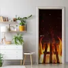 Tür Selbstklebende 90x210 cm Türfolie Türtapete Klebefolie Produktbild-Vorschau 5