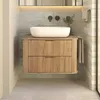RODAN | Kupelnova Skrinka - 80 CM - Hnedý Mat - MDF - 2 Náhľad obrázku produktu 6