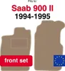 Beige Vordermatten für: Saab 900 II Cabrio (1994-1995) Produktbild-Vorschau 16