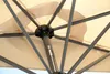 Close-up view of the internal mechanism of an umbrella, showing the ribs and central pole. Anteprima dell’immagine prodotto