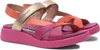 WONDERS Sandalen C6552 Rosa Naturleder Plateau 4 cm Produktbild-Vorschau 5