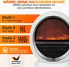 MONZANA® Heizlüfter Kamin Optik Elektrokamin 1500W LED Produktbild-Vorschau 3