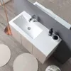 Mobile bagno sospeso 3 ante 90cm vasca sx con specchio Anteprima dell’immagine prodotto 6