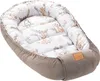 Happy Jungle & Latte Velvet Babynest Kokon Comfort Produktbild-Vorschau 1
