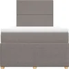 Maison Exclusive - Boxspringbett mit Matratze Taupe 120x190 Produktbild-Vorschau 6