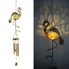 Gartenleuchten, LED Solarleuchte, Solar Flamingos Windspiel Produktbild-Vorschau 2