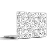 MuchoWow® Laptop Aufkleber Sticker Cover Pilz - Schwarz und Produktbild-Vorschau 1