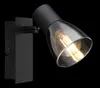 GLOBO 54307-1 CLAUDE Strahler Metall schwarz matt, 1x E14 Produktbild-Vorschau 4