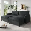 Merax Cloud Sofa 4-Sitzer, Modulares Ecksofa Mit Produktbild-Vorschau 6