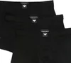 Three black Emporio Armani boxer shorts are stacked on top of each other. Produktbild-Vorschau
