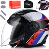 Motocyklová helma LS2 Airflow II Rush - Modrá Červená Bílá, Náhled obrázku produktu 2