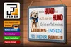 Blechschild Spruch 30x20cm Hund ist Teil meines Lebens Produktbild-Vorschau 3