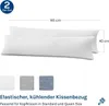 WOLTU Kühlender Kissenbezug 2er Set, Weicher Atmungsaktiv Produktbild-Vorschau 2