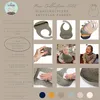 2-er Pack Baby Silikon Lätzchen mit Auffangschale Silver Produktbild-Vorschau 3