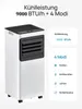 Zimilo Mobiles Klimagerät, 9000 BTU/h Kühlleistung, 4 Produktbild-Vorschau 2