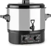 A silver and black electric pot with a black lid and a black control panel at the base. Náhľad obrázku produktu