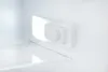 Close-up interior view of a refrigerator compartment. Produktbild-Vorschau