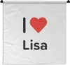 MuchoWow® Wandteppich Wandbehang Ich liebe - Lisa - Mädchen Produktbild-Vorschau 1