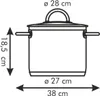 Tescoma Hrniec VISION s pokrievkou ø28 cm, 11.0 l Náhľad obrázku produktu 2