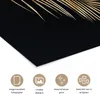 MuchoWow® Poster Pflanzen - Gold - Schwarz - Blätter - Produktbild-Vorschau 2