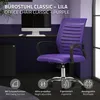 Ergonomiczne krzesło biurowe ML-Design, fioletowe, obrotowe Podgląd zdjęcia produktu 2