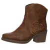 Rieker Damen Stiefelette Blume Blockabsatz Western Style Produktbild-Vorschau 11
