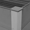 vidaXL Zahradní zvýšený záhon WPC 150 x 50 x 54 cm šedý Náhled obrázku produktu 5