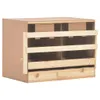 vidaXL Legenest für Hühner 2 Fächer 63x40x45 cm Massivholz Produktbild-Vorschau 10