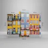 Bild auf Leinwand - Leinwandbild - 3 Teile - Casas Ribeira Produktbild-Vorschau 3