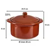 Tontopf Cocotte mit Deckel - ofenfest und hitzebeständig Produktbild-Vorschau 2