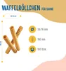 BAZKO rotoli di wafer per panna 19 cm / 2,6 cm| 100 pezzi | Anteprima dell’immagine prodotto 3