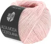 A ball of pink yarn with a label. Produktbild-Vorschau