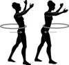 FITNESS-HOOP  mit Massagewellen, grey-skyblue, Ø 100cm Produktbild-Vorschau 8
