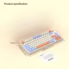 Gaming Tastatur 81 Tasten mit dreifarbig passenden Produktbild-Vorschau 6