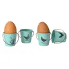 Eimer Eierbecher mit Hühner Design im 4er Set Produktbild-Vorschau 4