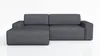 Ecksofa TOTI mit Schlaffunktion. Farbe: Dunkelgrau Produktbild-Vorschau 5