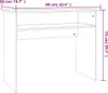 A line drawing of a desk with dimensions indicated. Náhled obrázku produktu